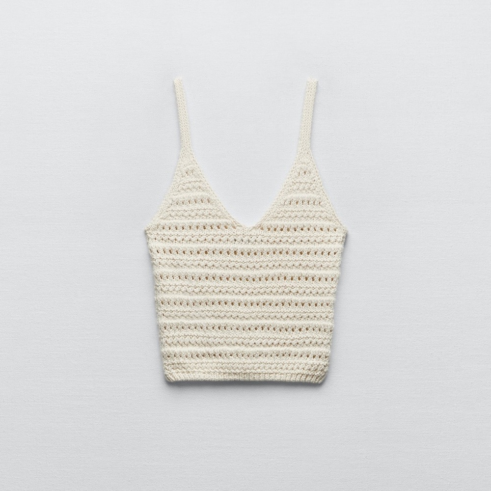 Zara crochet top
